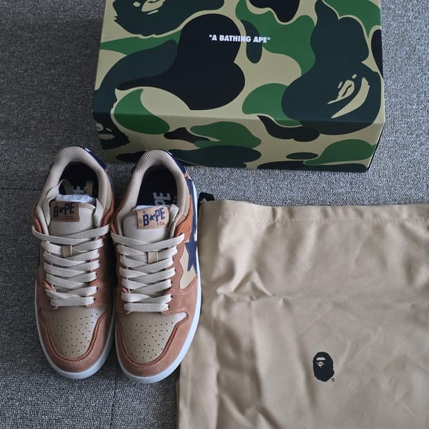 베이프 스니커즈 BAPE SK8 STA #4 8.5(265mm) 새제품
