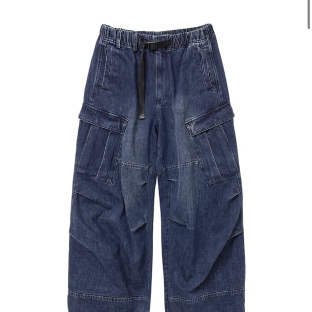 해칭룸 밀 팬츠 데님블루 2,s사이즈