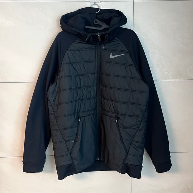 [XL] 나이키 스우시 에어 경량 후드집업 블랙
