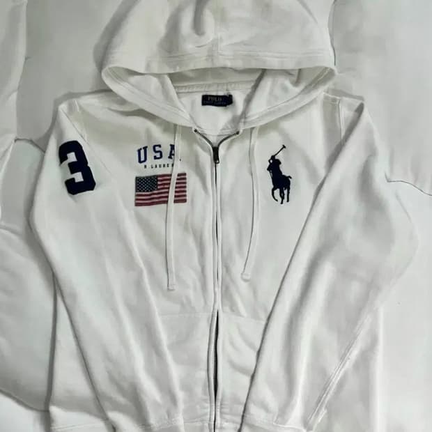 폴로 빅포니 성조기 후드집업 구해요!