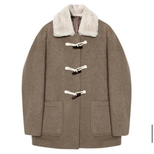 몬츠(monts) alpaca blend duffle coat 떡볶이코트