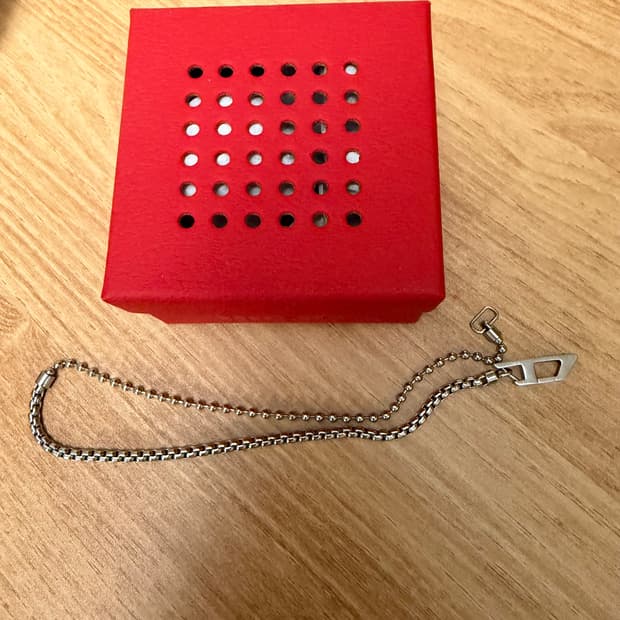 디젤 스테인리스 스틸 브레이슬릿 실버 Dx1473040