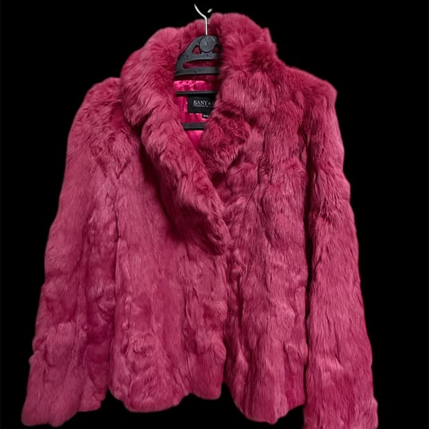 핑크 리얼토끼 포자켓