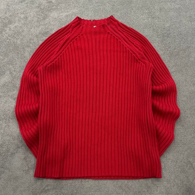 M 아르마니익스체인지 사이드 집업 니트