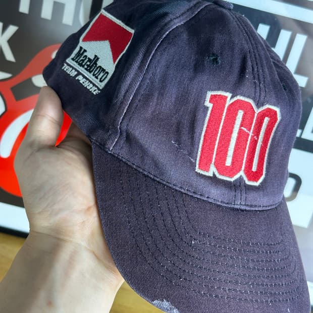 90s Marlboro 빈티지 말보로 100 선페이드 모자