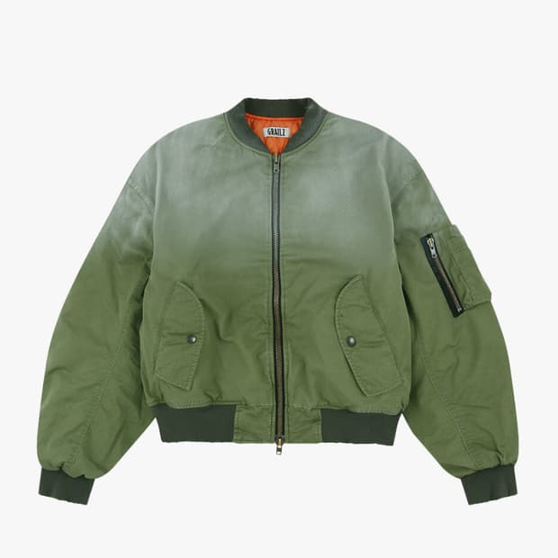 그레일즈 빈티지 워시드 봄버 자켓 [1]
