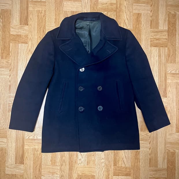 1960s US NAVY ORIGINAL PEA COAT