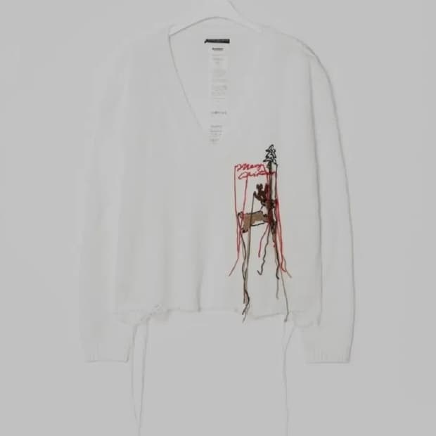 DOUBLET(더블렛) 지디 크리스마스 루돌프  니트 급처!!!