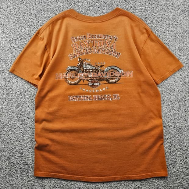 할리데이비슨 반팔 티셔츠 ( M추정 ) / 11930
