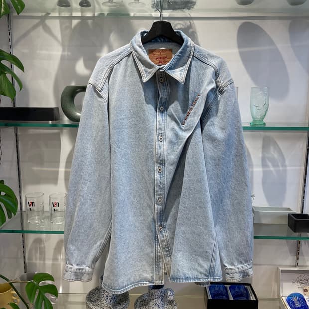 와이프로젝트 pinched denim shirt