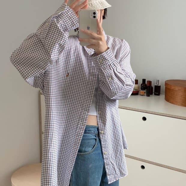 폴로 랄프로렌 체크 셔츠 (Man 2XL)