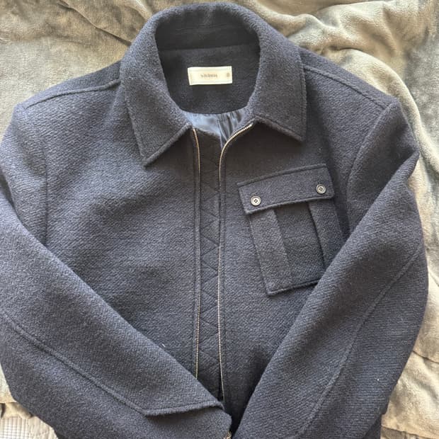 웨이비니스 크룩드 텍스처 크롭자켓 2