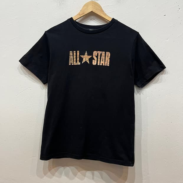 컨버스 ALL STAR 로고 반팔 티셔츠 Made in USA 