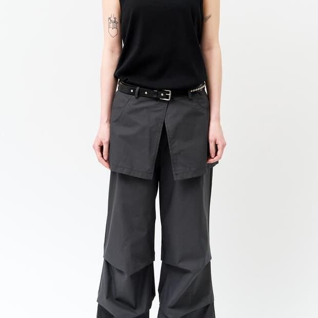 하이파이펑크 Forty Skirt Pants 차콜