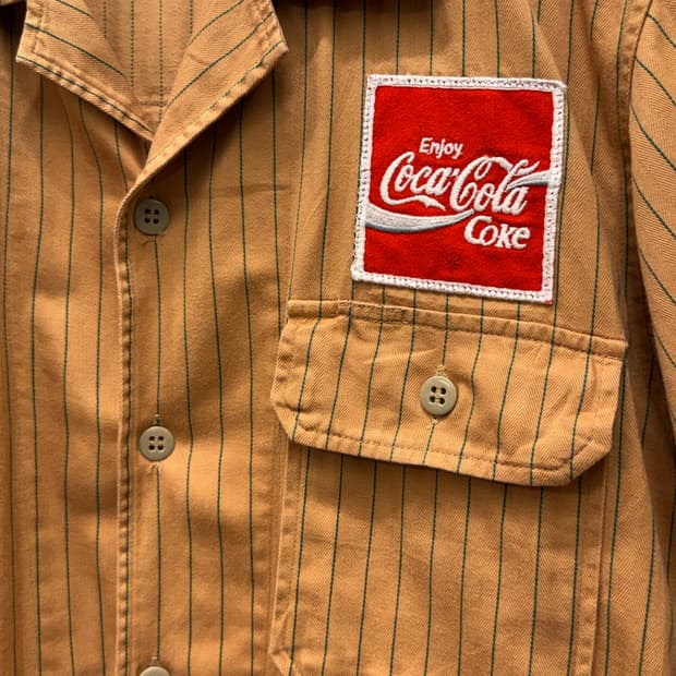 90s Coca-Cola Uniform Short Sleeve Shirt