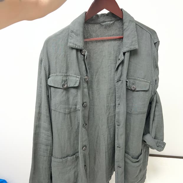 마시모두띠 울크라파인린넨 자켓