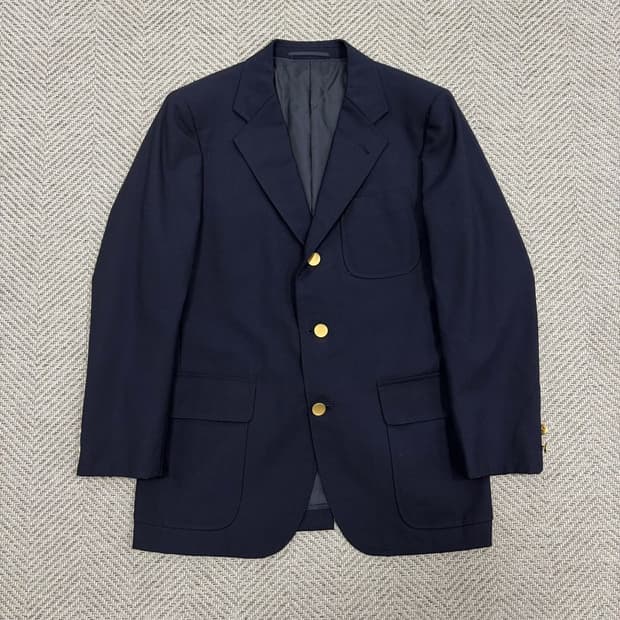 제이프레스 울블렌드 금장 블레이저 v2100