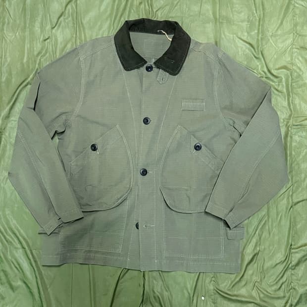 빈티지 립스탑 필드자켓 105