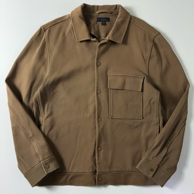 Cos  코스 브라운 코튼 트윌 셔츠 자켓 