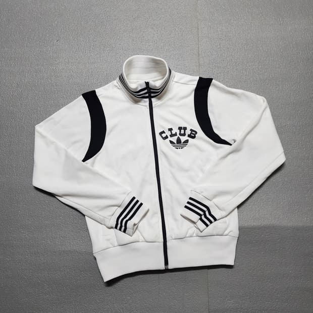 아디다스 올드스쿨 클럽 화이트 트랙탑 져지 자켓