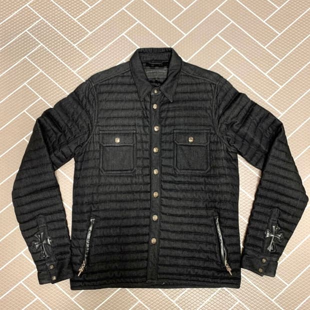 크롬하츠 퀄팅 패딩자켓 (L/상태극상)