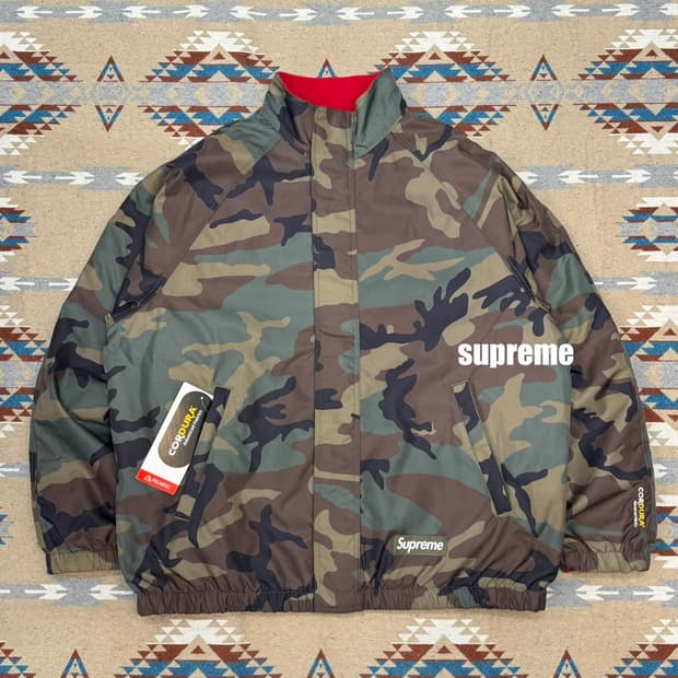 [XL] 슈프림 폴라텍 리버시블 트랙 재킷 레드 - 25FW