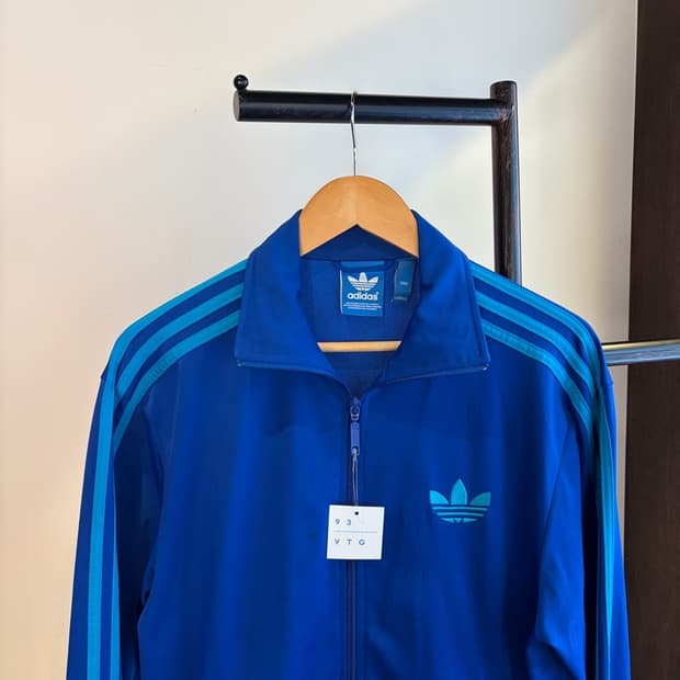 16115 - 아디다스 블루 파이어버드 트랙탑 져지