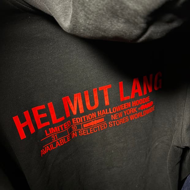 헬무트랭 helmut lang 할로윈 에디션 후드 M