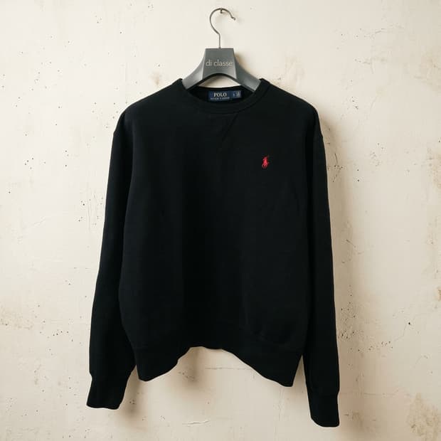 폴로 랄프로렌 남성 블랙 맨투맨 L