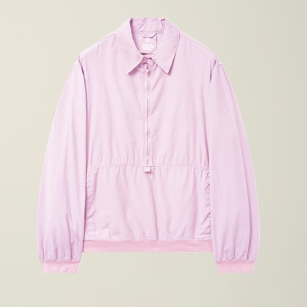 누마레 EE STANDARD COLLAR HALF ZIP-UP SHELL