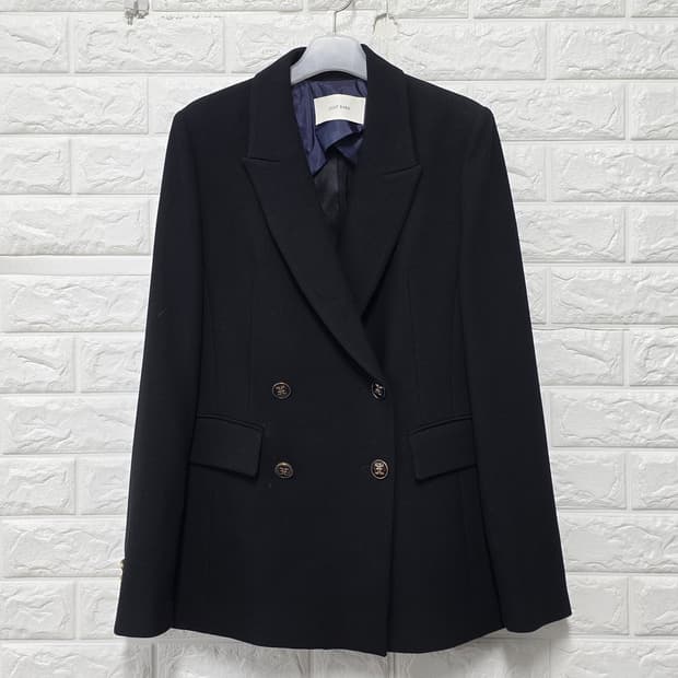 이이잗바바 블랙 더블 버튼 자켓 M fbe