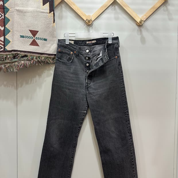 LEVIS 리바이스 빅E 스트레이트 흑청데님 30