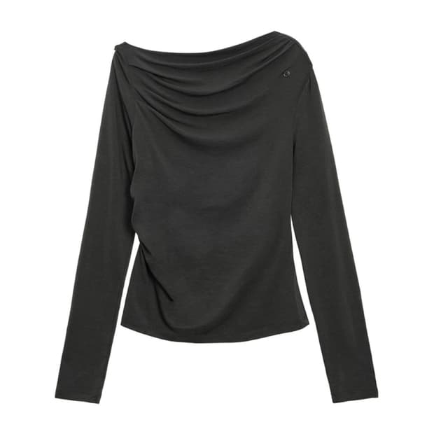 트리밍버드 원숄더 롱 슬리브(free)