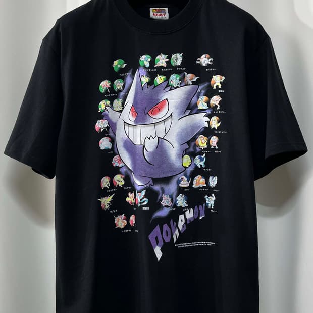 포켓몬스터 팬텀 도감 그래픽 애니 반팔티 부틀렉