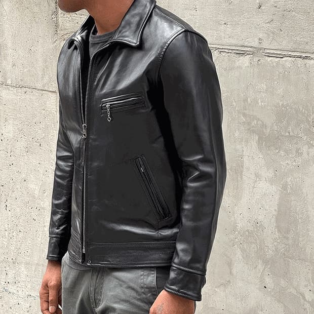 커버낫 양가죽 싱글 자켓 