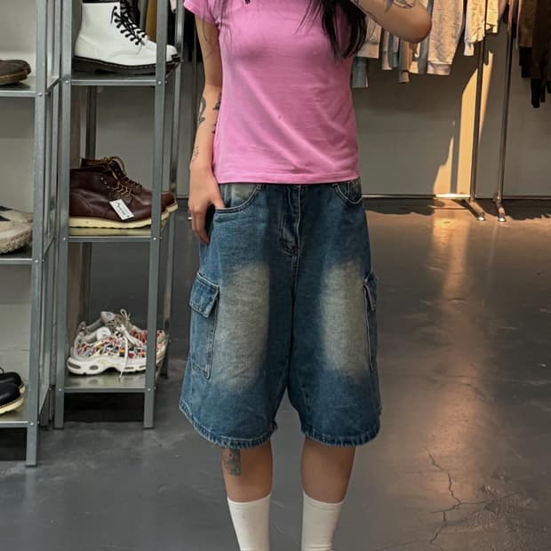 폴로 랄프로렌 포니로고 핑크반팔 A1536