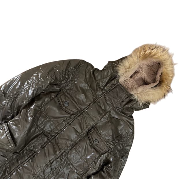 Von dutch 본더치 퍼후드 패딩 점퍼