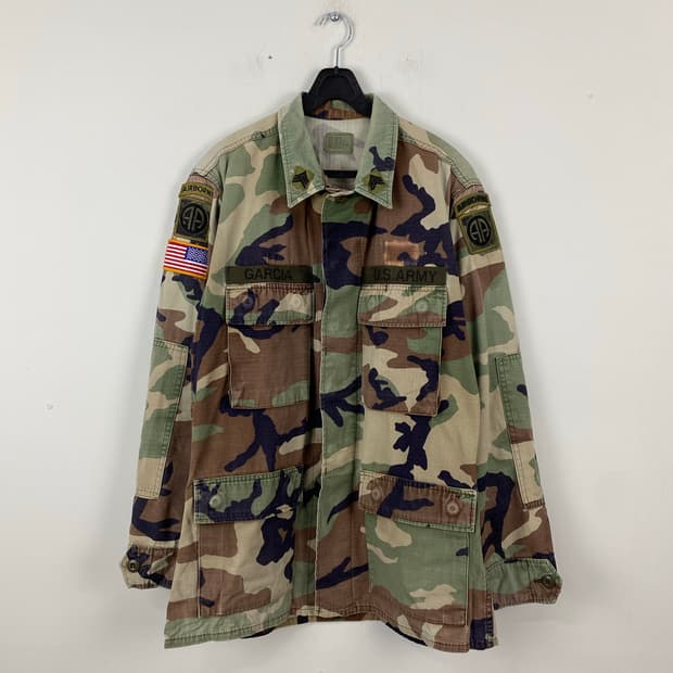 미군 US ARMY 우드랜드 bdu 컴뱃 셔츠 S <532>