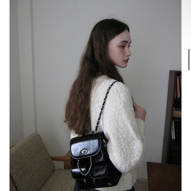 린츠 lily backpack-black