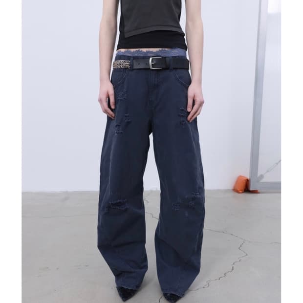엘씨디씨 curved pants