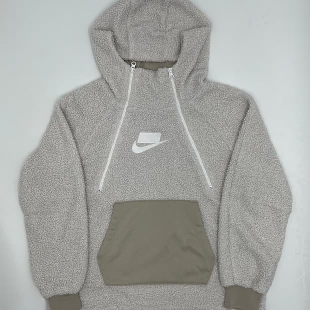 나이키 NSW 우먼 플리스 후드 아노락