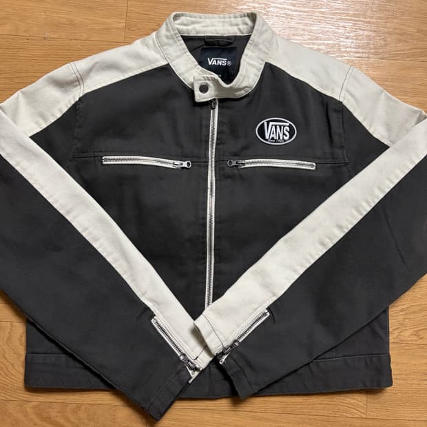 반스 리든 바이커 자켓 - 페이드 블랙 / VN000R3HEMV1