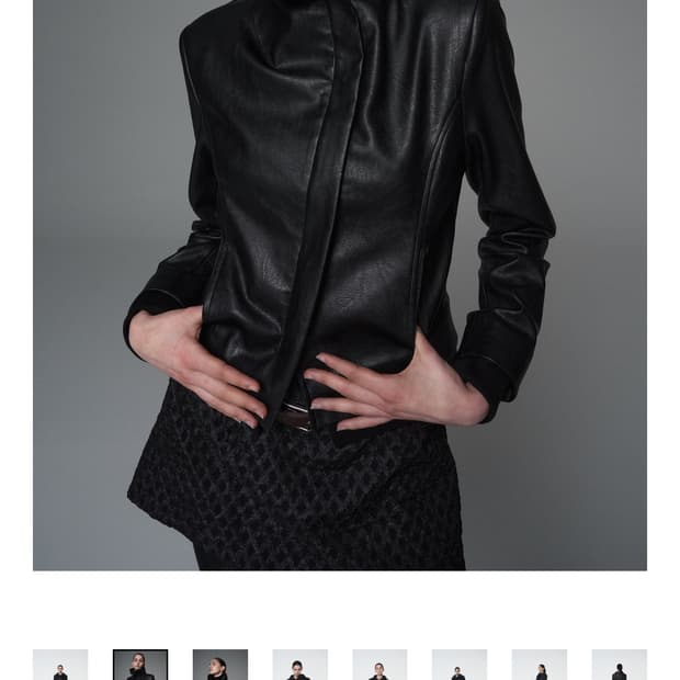 구해요) 세틀포문 레더 자켓 s