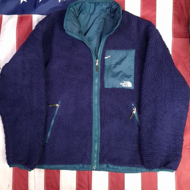 오리지날 일본판 노스페이스 익스트림 리버서블 후리스 자켓