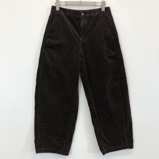 유니클로 꼼뜨와 데 꼬또니에 와이드 코듀로이팬츠 27 인치