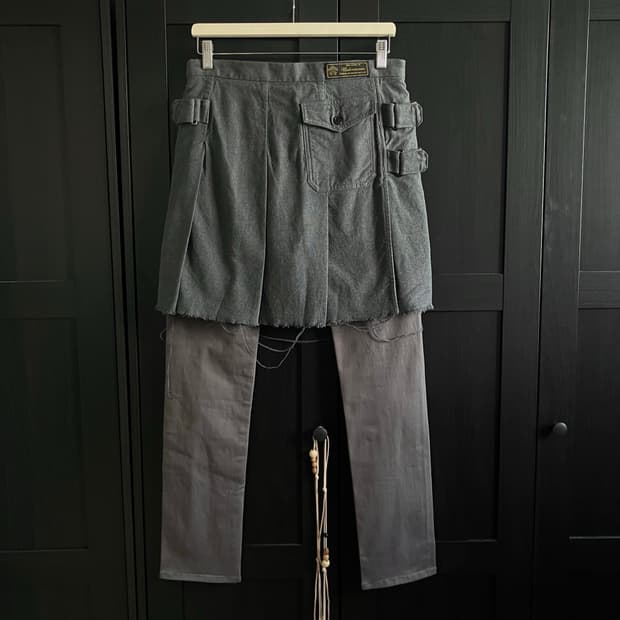 Undercover 09AW skirt trousers