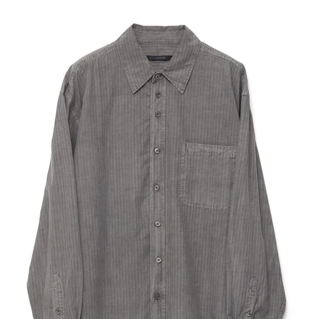 해칭룸 섀도우 스트라이프 셔츠Shadow Stripe Shirt Grey