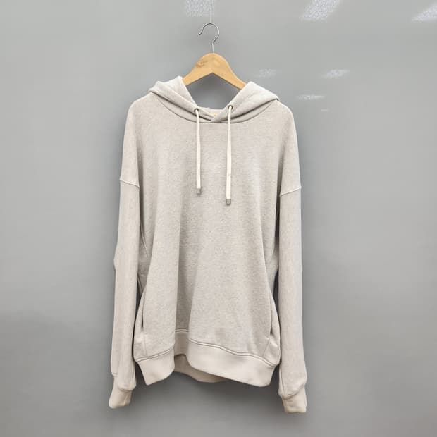 솔리드옴므 백프린트 오버핏 후드