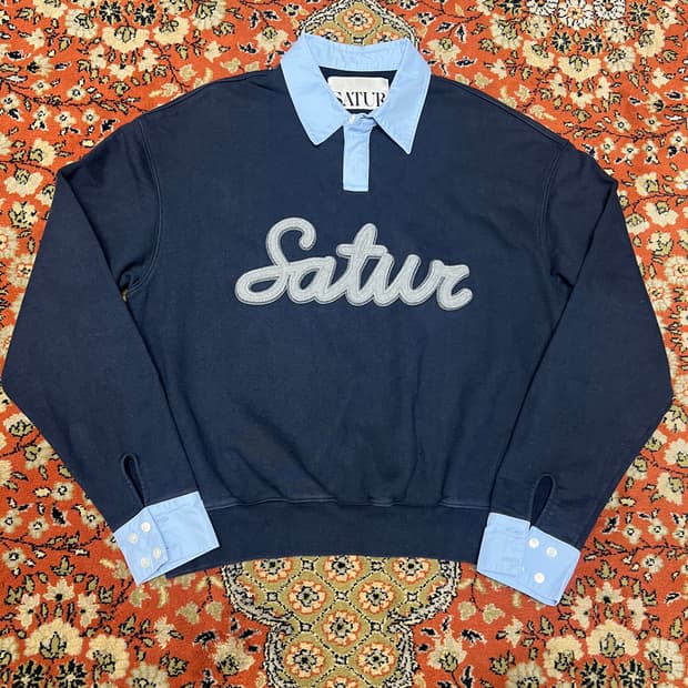 [L] 세터 맨투맨 셔츠 네이비