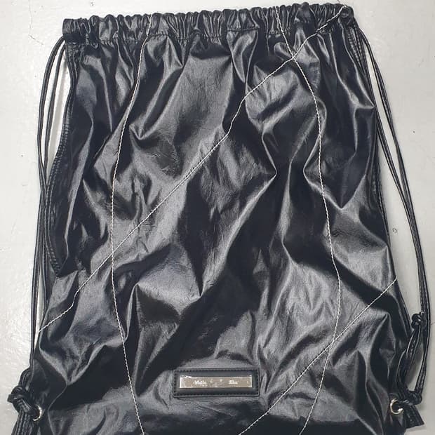 마뗑킴 블랙 스트링 백팩